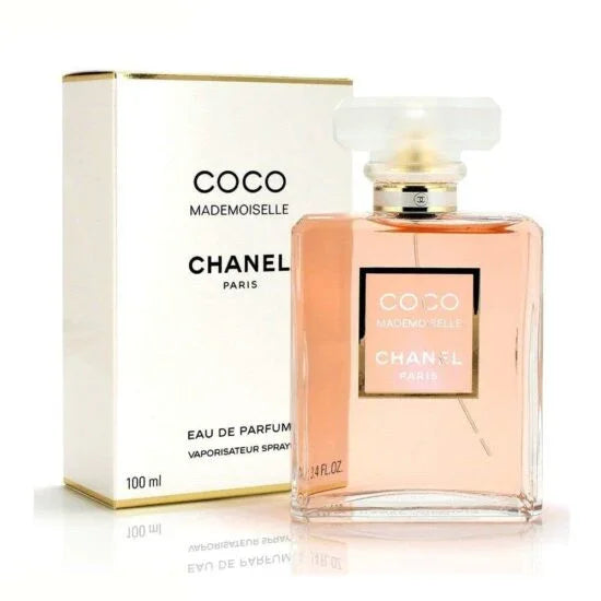 Coco Mademoiselle Chanel Eau de Parfum 100ml bottle and box for women