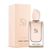 Si Giorgio Armani perfume bottle and box, luxury fragrance for women, 100ml eau de toilette