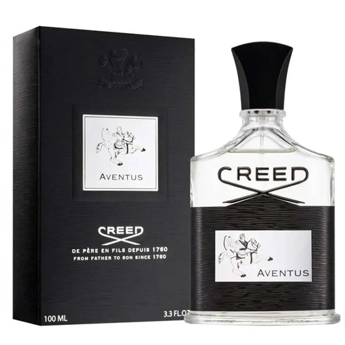 Creed Aventus perfume bottle and box, luxury fragrance for men, 100ml