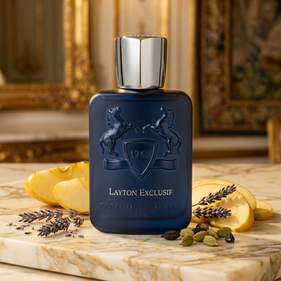 Certificate of authenticity with red wax seal for genuine luxury perfume product.
