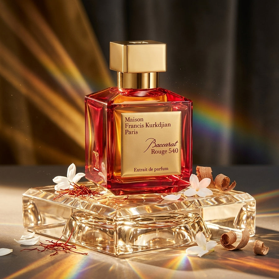 Certificate of authenticity with red wax seal for genuine luxury perfume product.