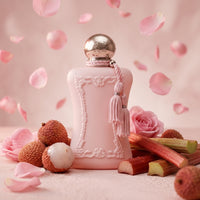 Certificate of authenticity with red wax seal for genuine luxury perfume product.