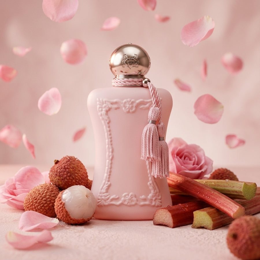 Certificate of authenticity with red wax seal for genuine luxury perfume product.